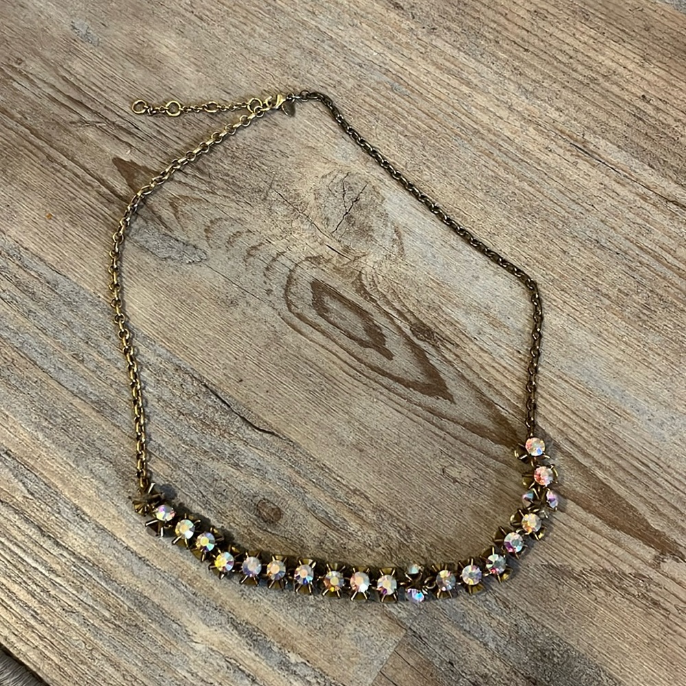 Shiny Jcrew statement necklace